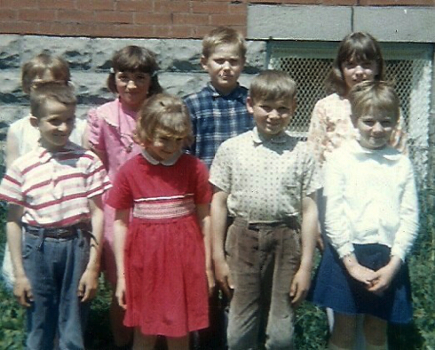 Baird’s School 1967-68 - Teacher: Peggy Turner

Back: Fay Messerschmidt, Marilyn Messerschmidt, Ivan Monk, Joan Ernest

                        Front:  Stephen Groves, Karen Dupuis, Peter Kochany, Janice Wilkin